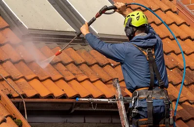 Démoussage et hydrofuge de toiture à Joucas